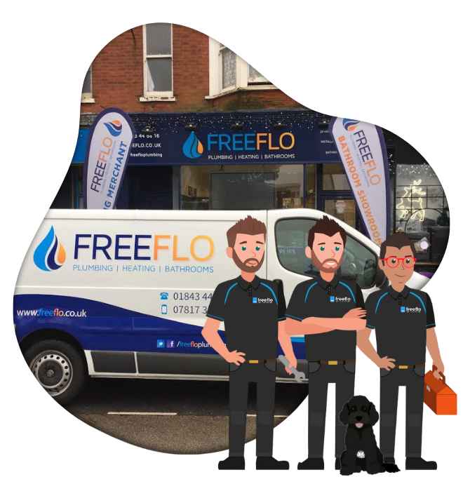 Freeflo Plumbing & Heating team providing boiler repair services in Thanet